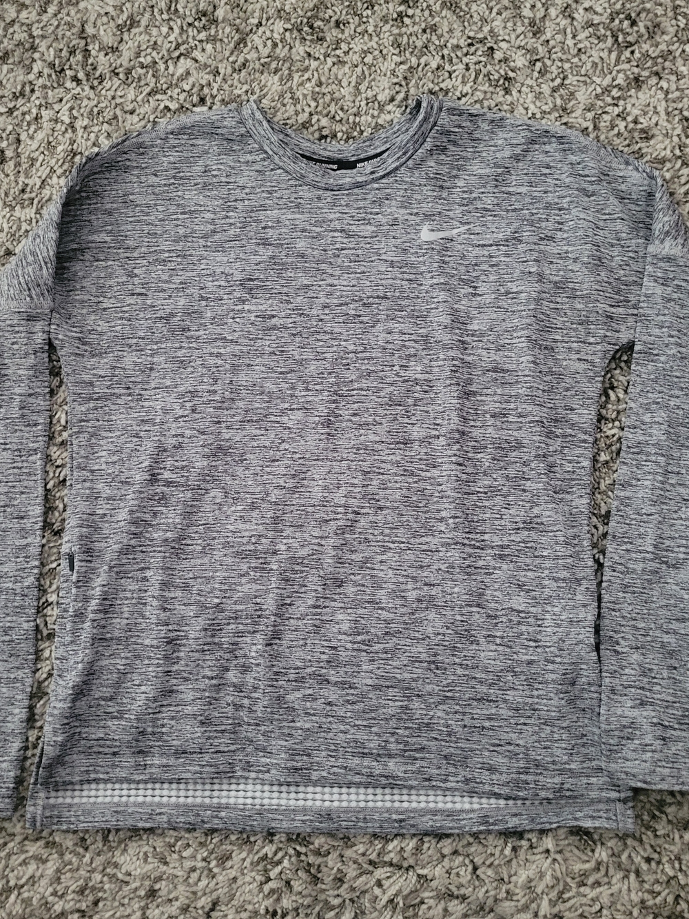 Nike Running Dri-Fit Long Sleeve Athletic Top Small S